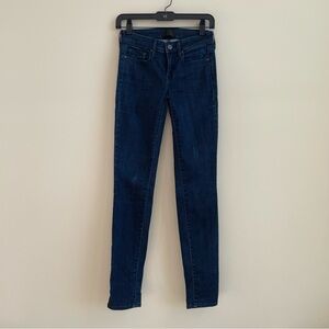 Vince. High-Rise Dark Wash Stretch Skinny Jeans Size 24